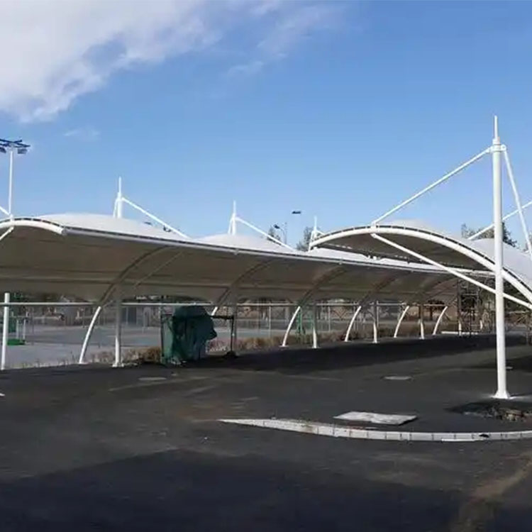 峨边膜结构电动车棚