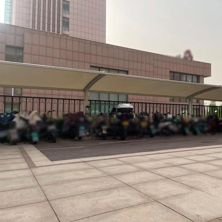 峨边膜结构电动车棚